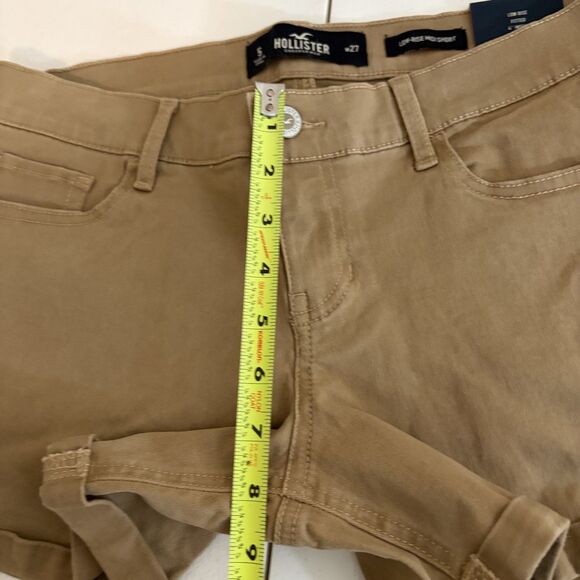 Hollister Shorts Women's 5 27 Brown Low-Rise Mid Short 4" Pocket NWT - Picture 8 of 9